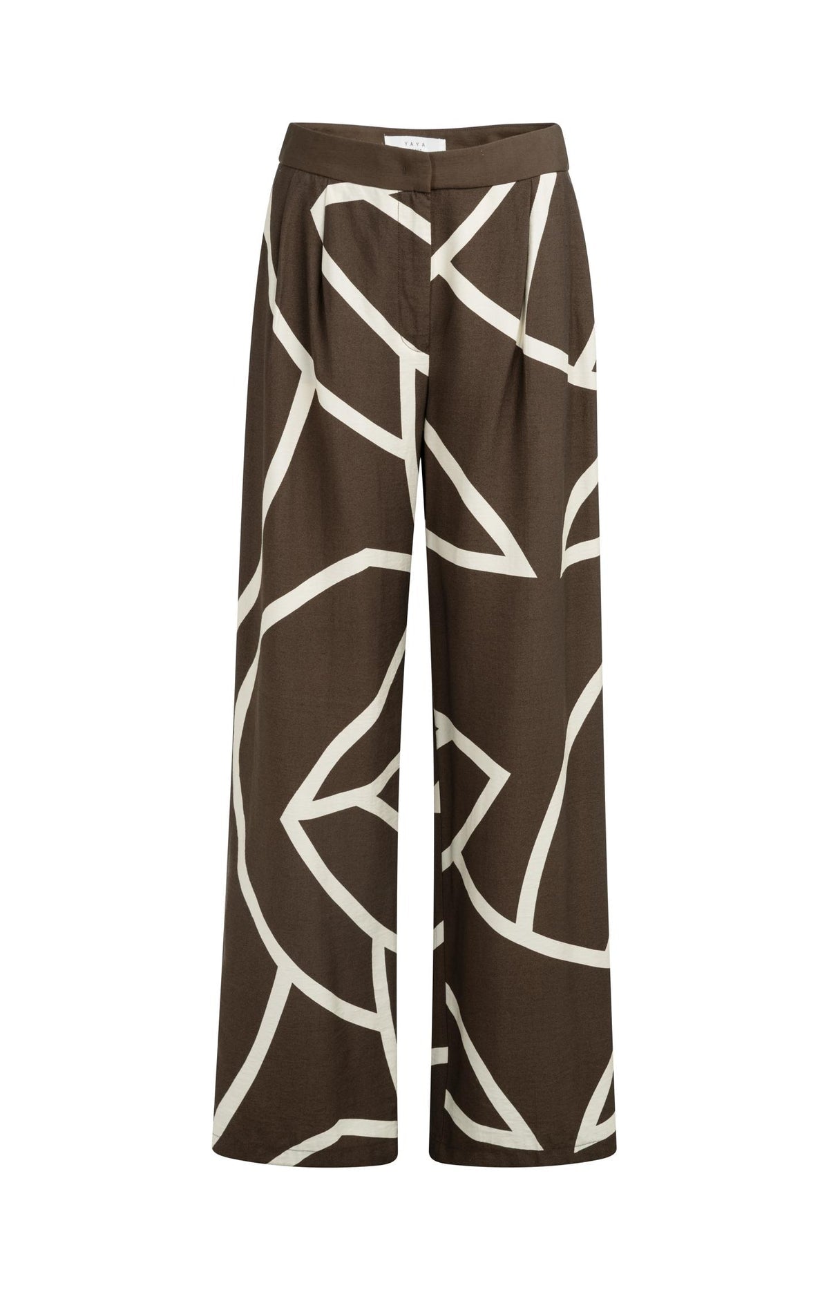 Yaya 01-301260 Woven trousers with print