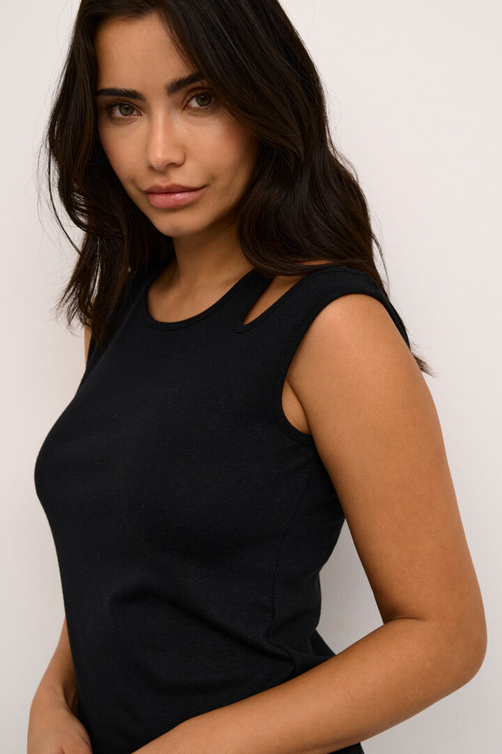 Kaffe Kaarka Top Black