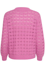 Load image into Gallery viewer, KAFFE KAELENA KNIT PULLOVER PINK
