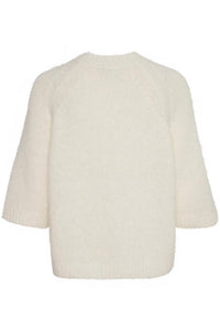 KAFFE KAEMILIE CROPPED KNIT PULLOVER