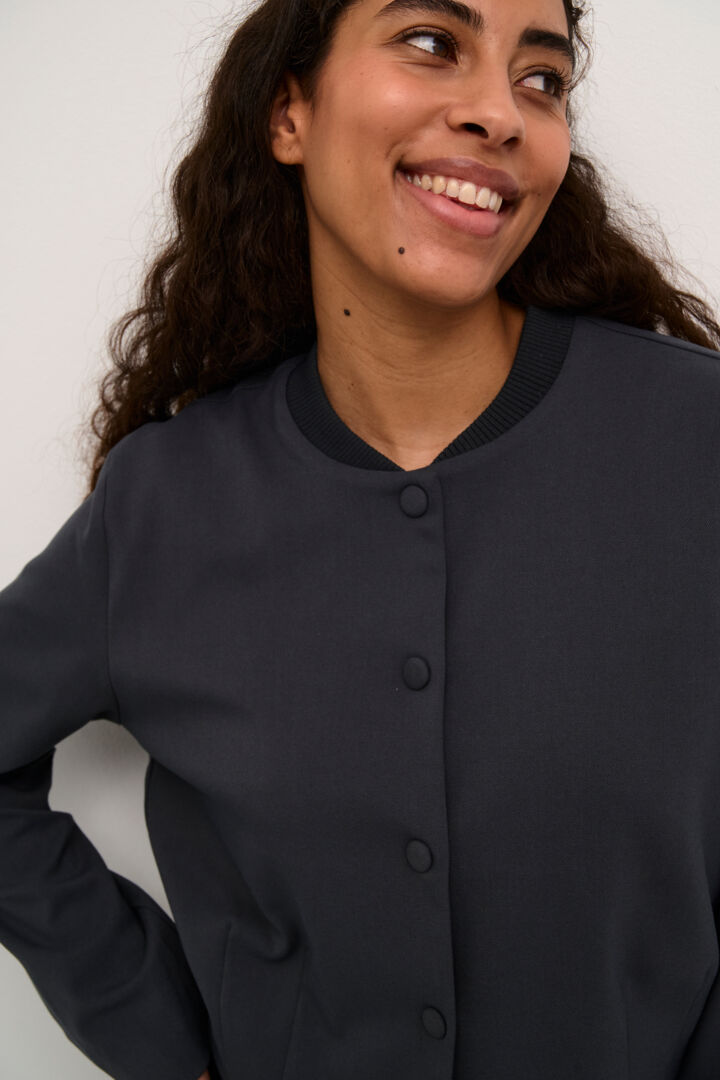 Kaffe Kamerle Jacket Black Oyster