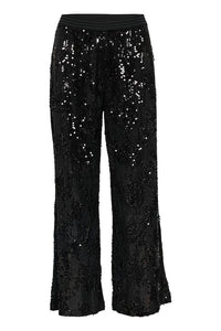 Kaffe Kanicole Sequin Pants Black