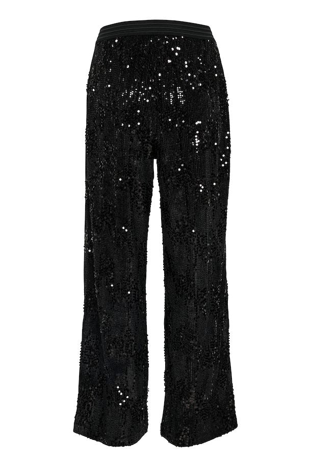 Kaffe Kanicole Sequin Pants Black