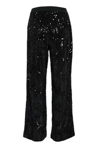 Kaffe Kanicole Sequin Pants Black