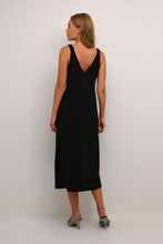 Load image into Gallery viewer, KAFFE KANORA DRESS BLACK
