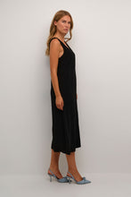 Load image into Gallery viewer, KAFFE KANORA DRESS BLACK
