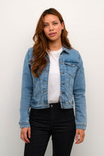 Load image into Gallery viewer, Kaffe Kavicky Jeans Jacket Light Wash
