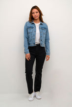 Load image into Gallery viewer, Kaffe Kavicky Jeans Jacket Light Wash
