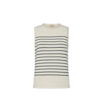 Load image into Gallery viewer, Mos Mosh MMAubin SL Stripe knit top
