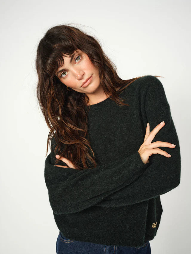 Mos Mosh MMMape o neck knit scarab