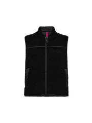 Mos Mosh MMRowe Teddy Waistcoat Black