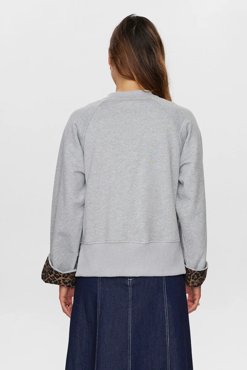 Numph Nuzari Sweat Grey