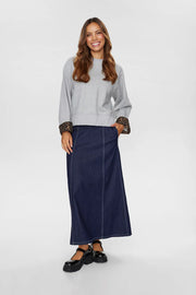 Numph Nuzari Sweat Grey