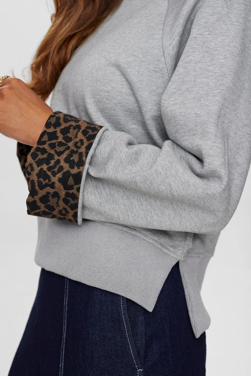 Numph Nuzari Sweat Grey