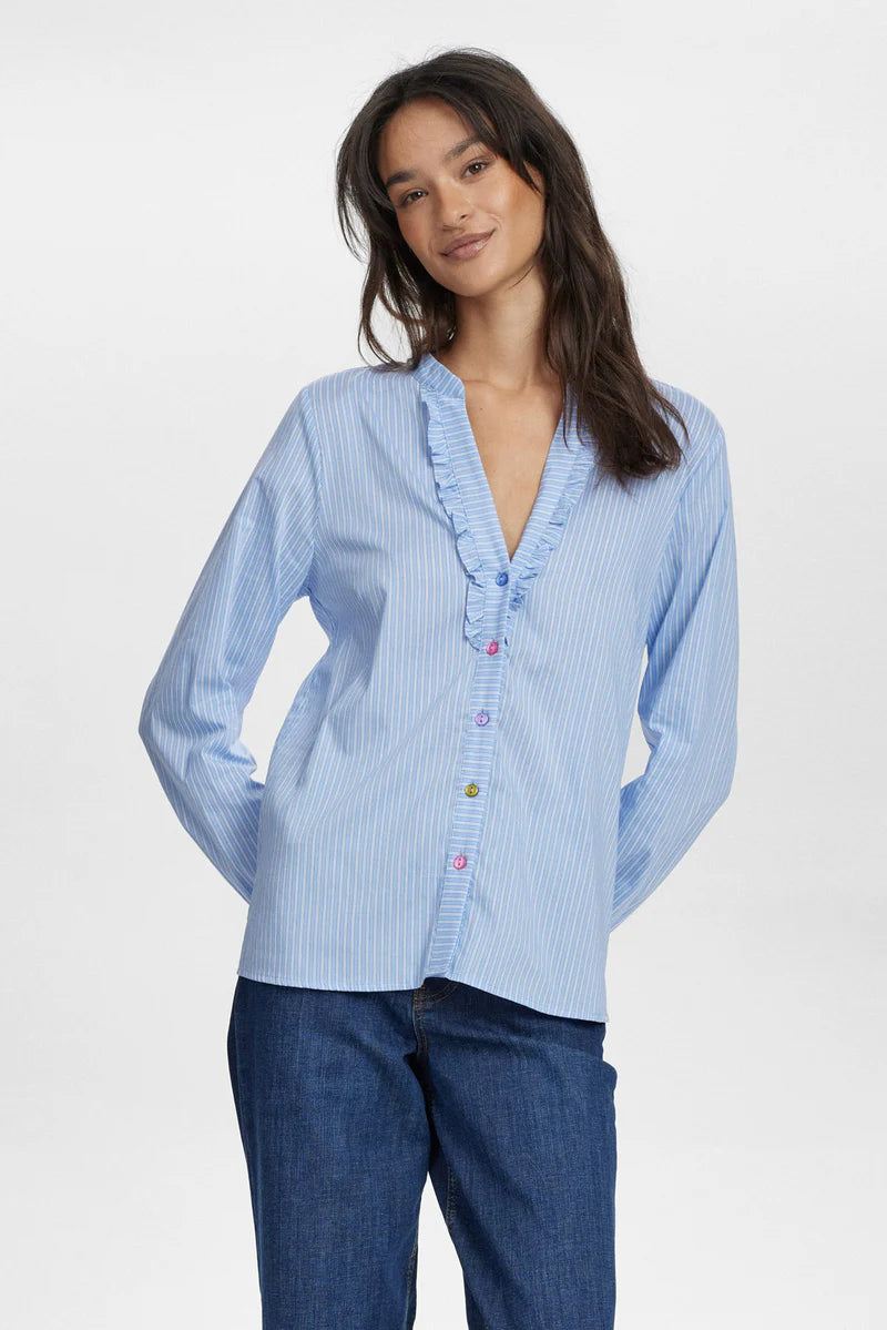 NUMPH Nufarrah shirt blue