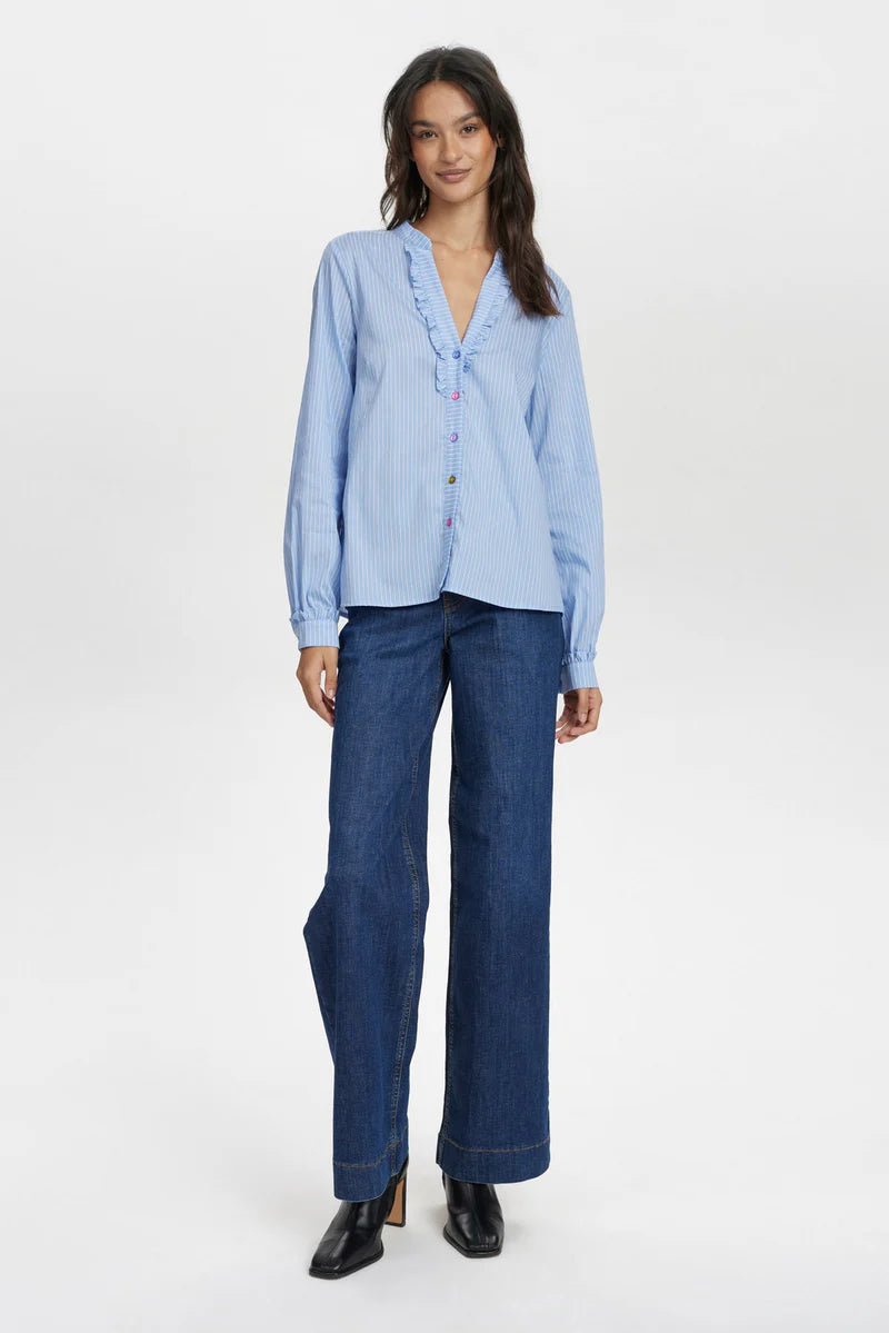 NUMPH Nufarrah shirt blue