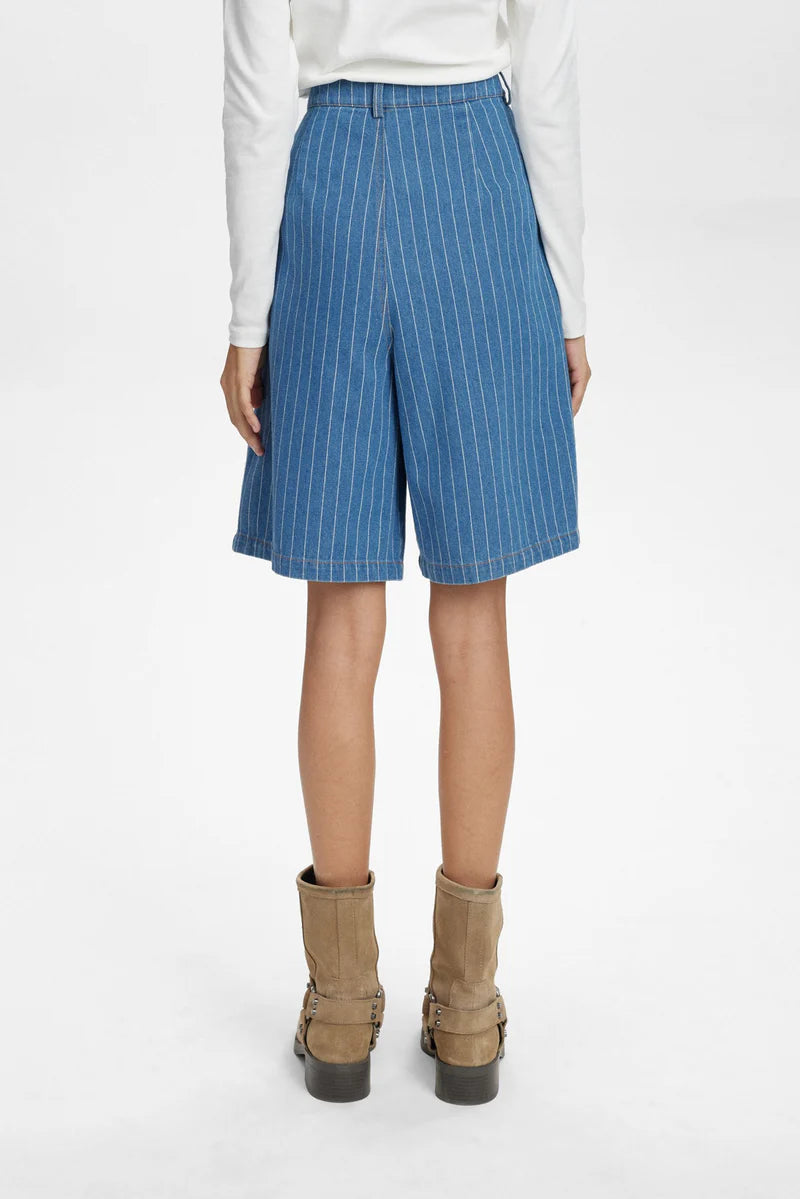 Numph Nulucie Shorts dark denim
