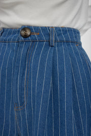 Numph Nulucie Shorts dark denim