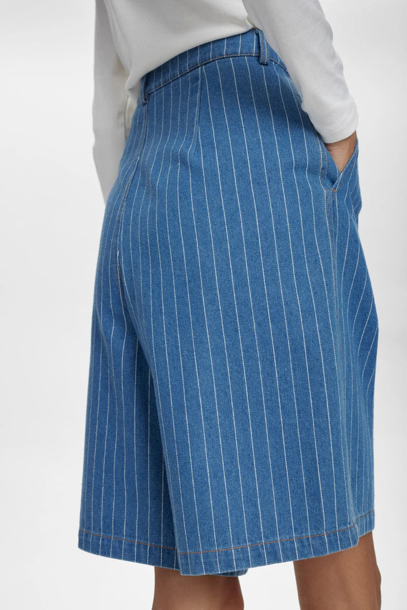 Numph Nulucie Shorts dark denim