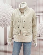 Red Button Srb4351 Bomber Jacket Cord Stone