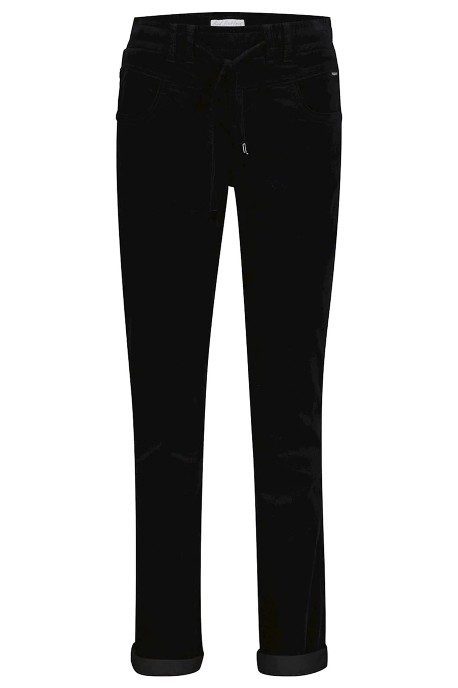 Red Button Tessy Velvet Trousers Black