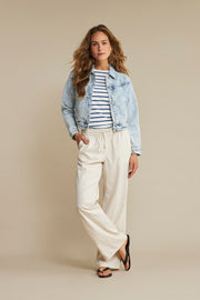 Red Button SRB4505A Colette cotton linen pearl