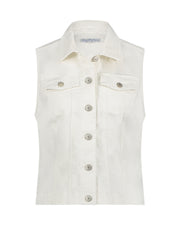 Red Button SRB4507 Joekie off white denim waistcoat