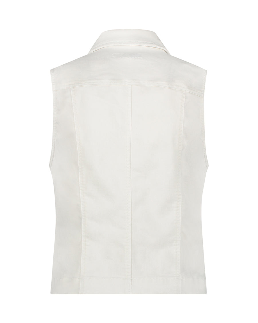 Red Button SRB4507 Joekie off white denim waistcoat