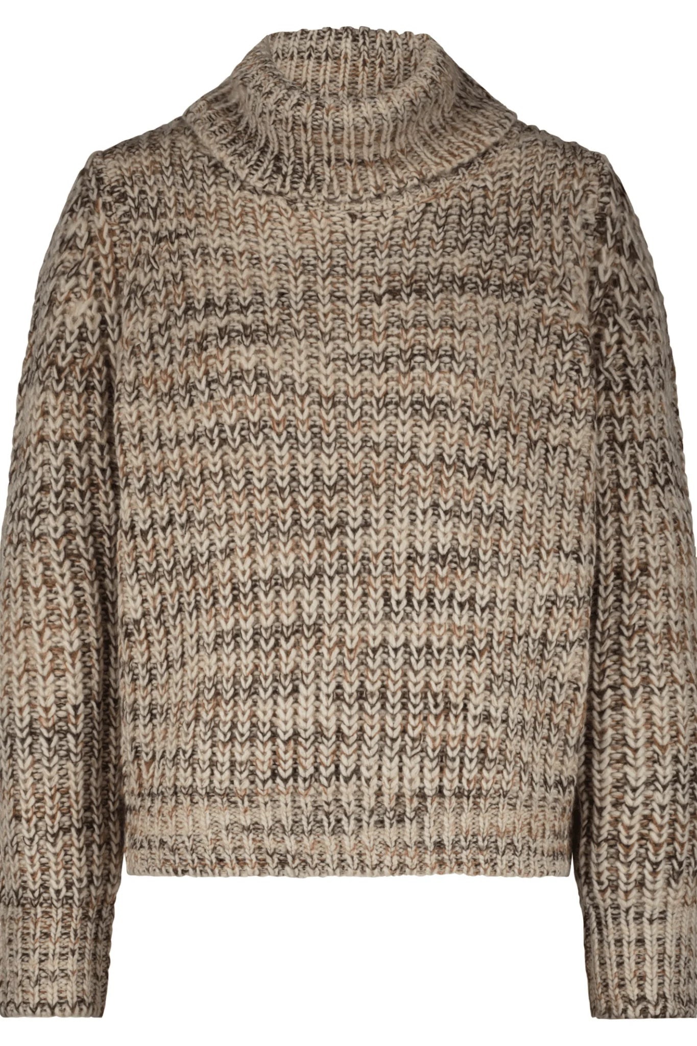 Red Button SRB4741 Cocoon multi sweater brown