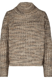 Red Button SRB4741 Cocoon multi sweater brown