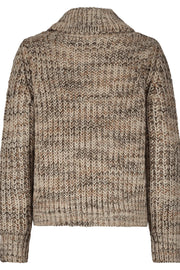 Red Button SRB4741 Cocoon multi sweater brown