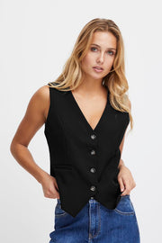 Sorbet Sbangelina Waistcoat Black
