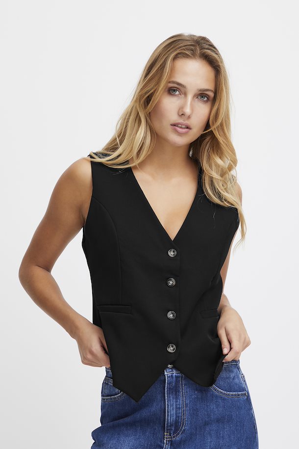 Sorbet Sbangelina Waistcoat Black
