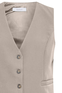 SORBET SBANGELINA WAISTCOAT TAUPE