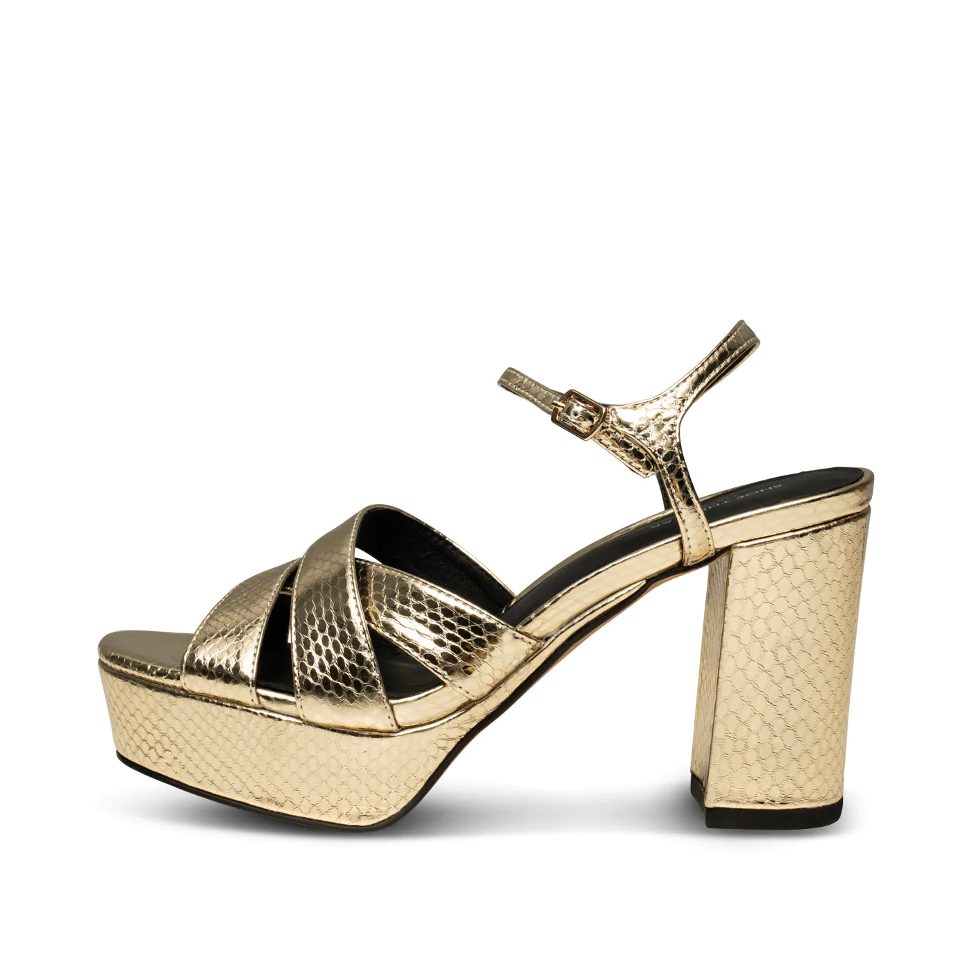 Shoe The Bear Nova Strap Leather Gold