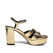 Shoe The Bear Nova Strap Leather Gold