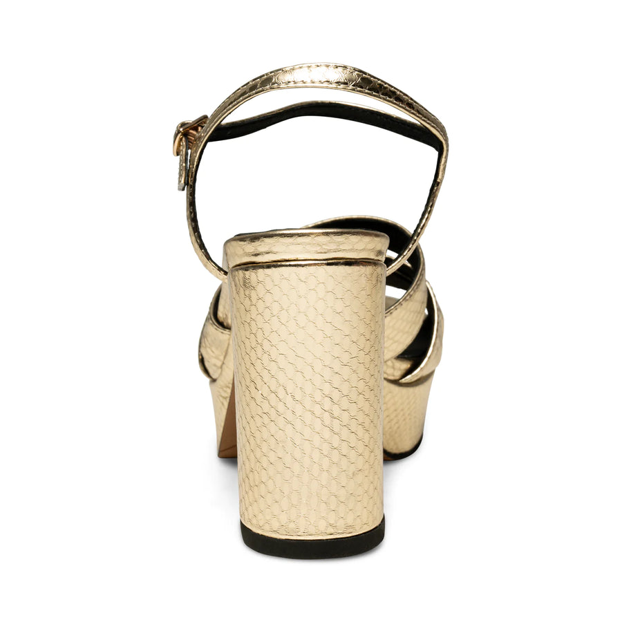 Shoe The Bear Nova Strap Leather Gold