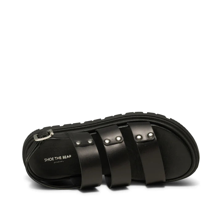 Shoe The Bear Stb Rebecca Slingback Leather Black