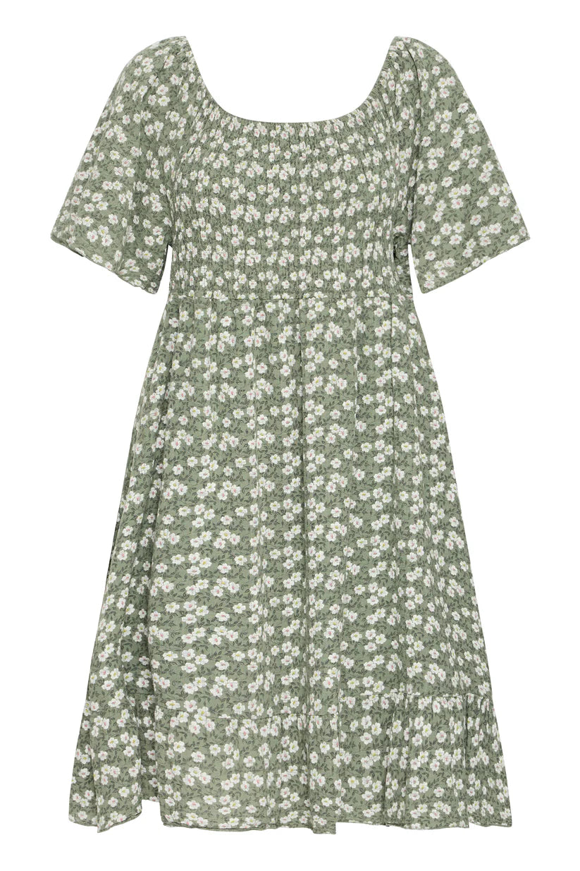 Sorbet SBalexa SF short dress khaki floral