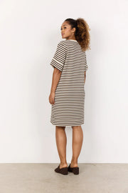 Soya Concept SC Barni 34 brown stripe dress