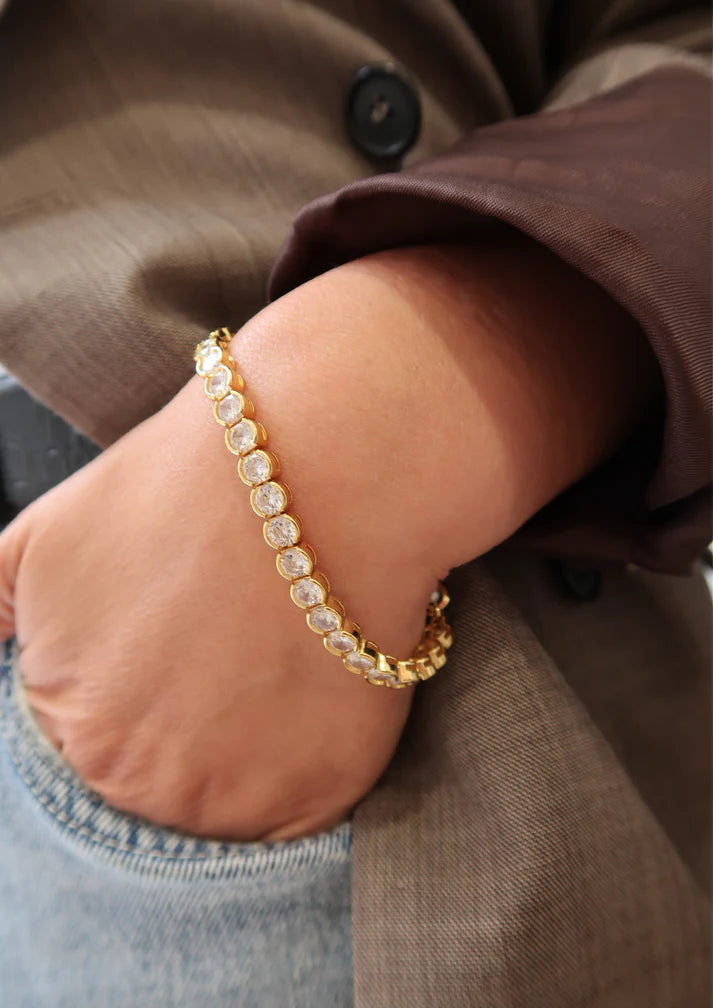Talis Chains Tennis Bracelet oval S/M
