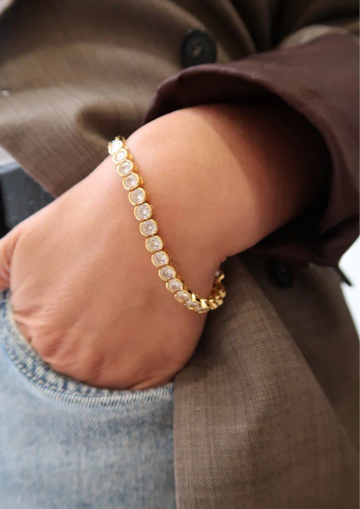 Talis Chains Tennis Bracelet oval S/M