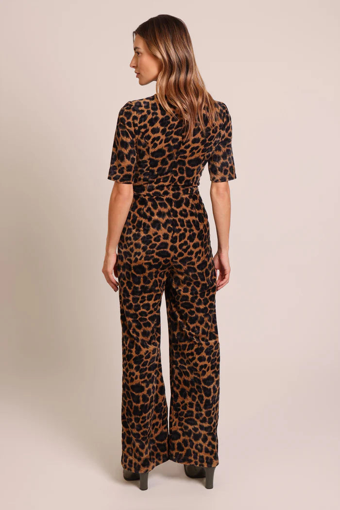 Traffic People Clan Jumpsuit black animal
