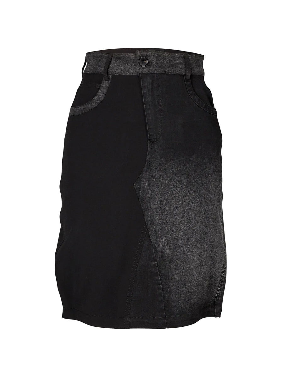 Nu Denmark Venia Skirt Black Mix