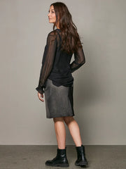 Nu Denmark Venia Skirt Black Mix