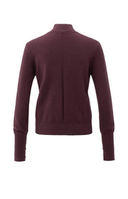 YAYA 01-000532-511 Fine knit sweater fudge