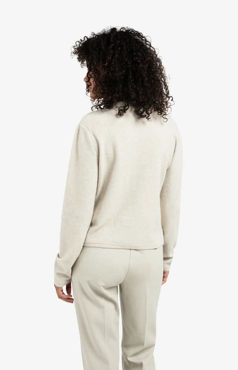 YAYA 01-000533-511 knitted cardigan matching grey