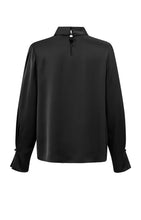 Load image into Gallery viewer, YAYA 01-701246-411 BLACK TURTLENECK BLOUSE
