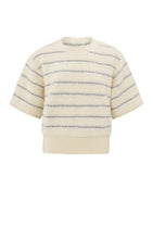 Load image into Gallery viewer, Yaya 01-000439-502 soft sweater with shiny stripes
