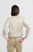 Load image into Gallery viewer, Yaya 01-000443-502 sweater with deep round neck
